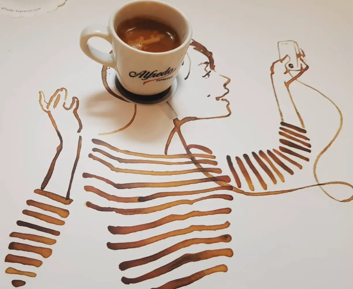 Grzane wino w Cafe Bagatela